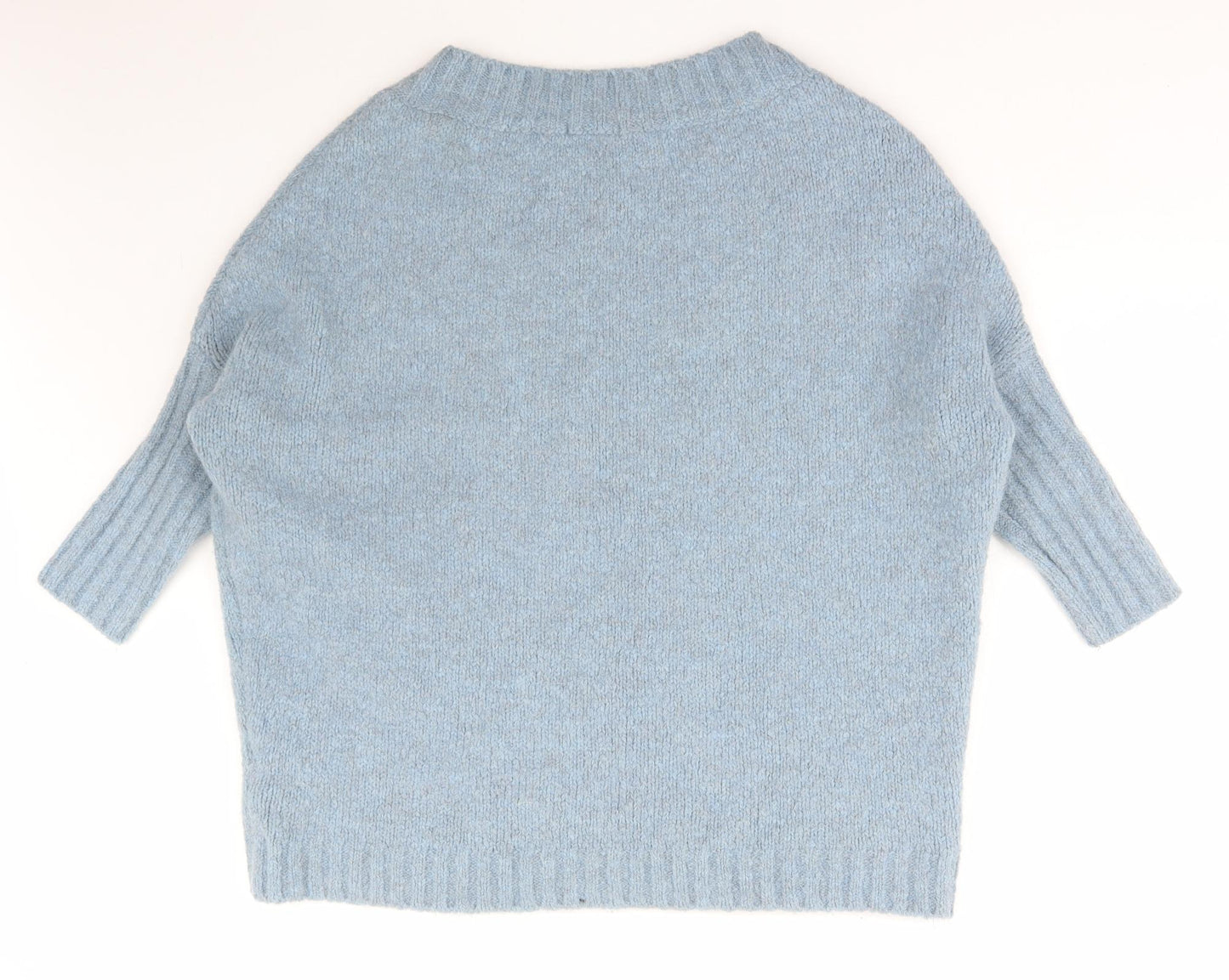 Cocomore Womens Blue Boat Neck  Cashmere Pullover Jumper Size M