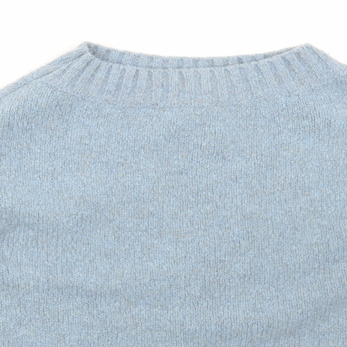 Cocomore Womens Blue Boat Neck  Cashmere Pullover Jumper Size M