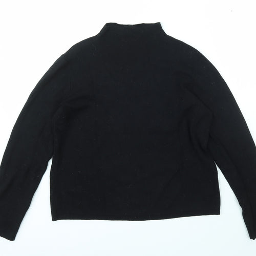 George Womens Green High Neck  Acrylic Pullover Jumper Size XL