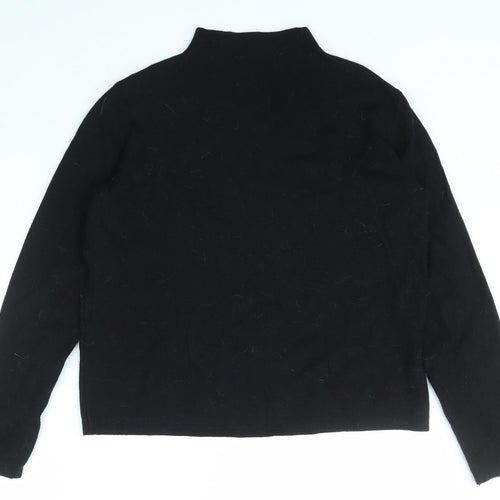 George Womens Green High Neck  Acrylic Pullover Jumper Size XL