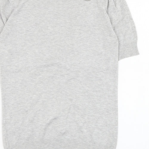 Atmosphere Womens Grey Round Neck  Viscose Pullover Jumper Size 8