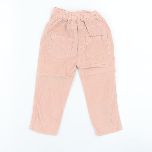 George Girls Pink  Cotton Jogger Trousers Size 12-18 Months  Pullover