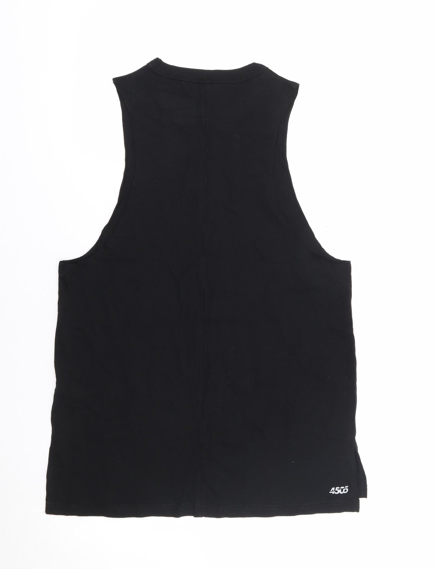 ASOS 4505 Womens Black  Cotton Camisole Tank Size 10 Crew Neck
