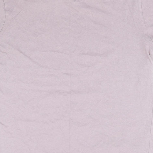 Primark Womens Purple  Cotton Jersey T-Shirt Size S Crew Neck