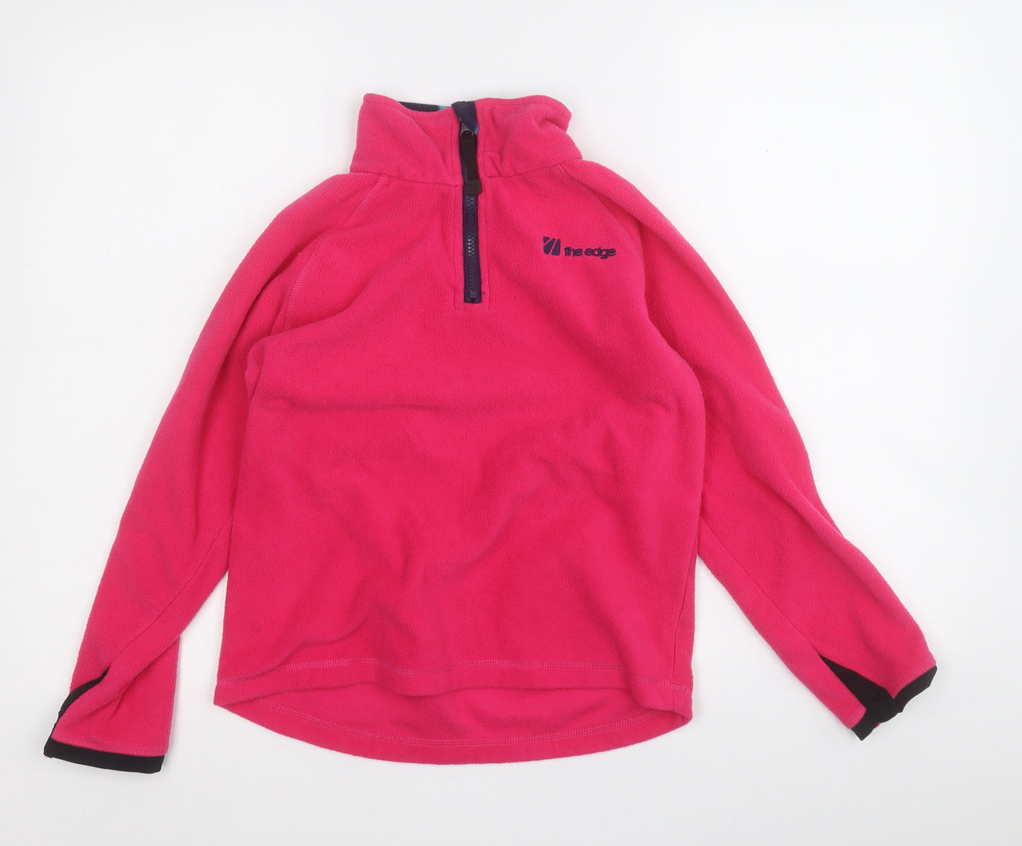 The Edge Girls Pink   Jacket  Size 11-12 Years  Zip