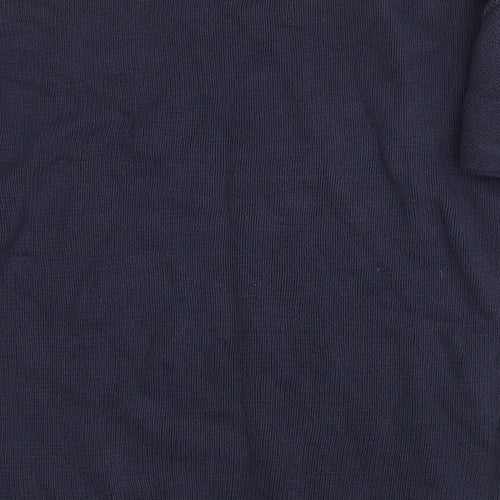 Essentials Womens Blue  Cotton Pullover Sweatshirt Size 18