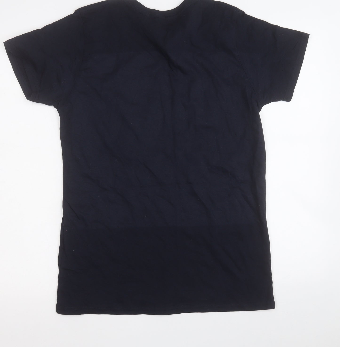 Climate Neutral Mens Blue  Cotton  T-Shirt Size L Round Neck  - 1998