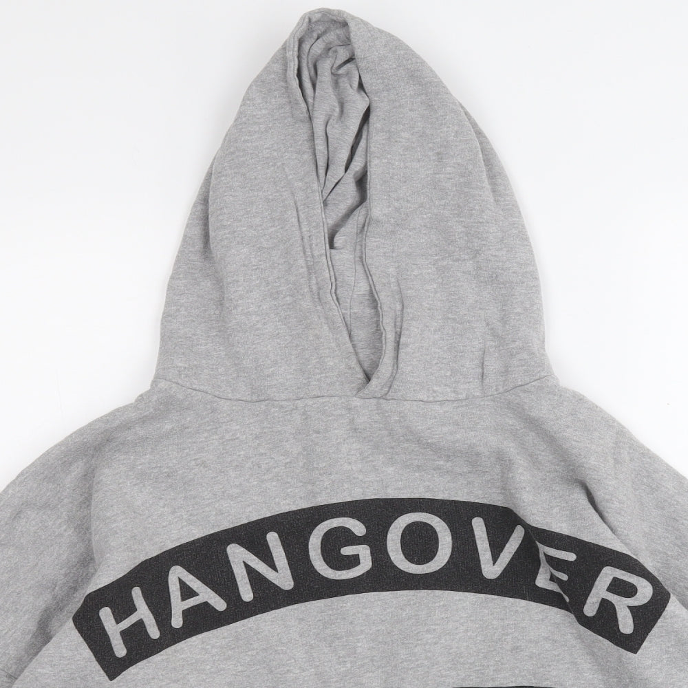 Preworn Womens Grey  Cotton Pullover Hoodie Size 16   - Hangover Hoodie