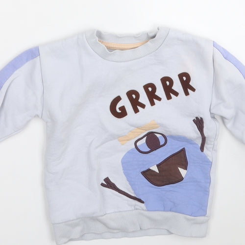 Nutmeg Boys Blue   Jacket  Size 18-24 Months    - Monster Grrrr