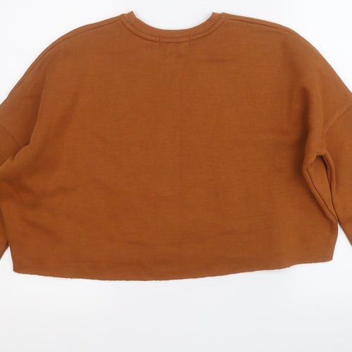 Primark Womens Brown  Polyester Pullover Sweatshirt Size XS   - Choose Kindness