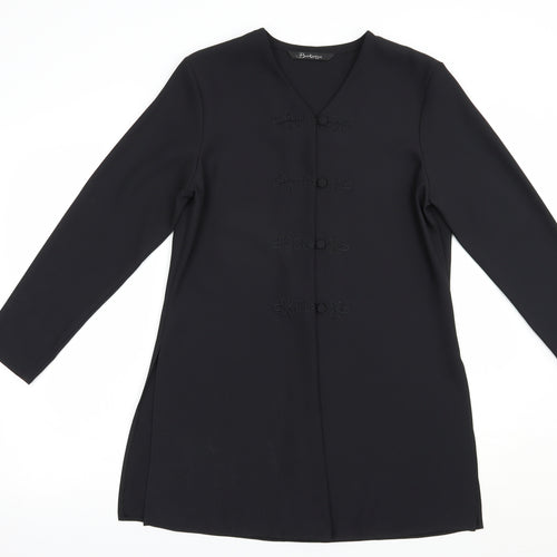 Berkertex Womens Black   Jacket Blazer Size 12  Button