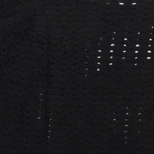 George Womens Black Boat Neck  Cotton Pullover Jumper Size 18