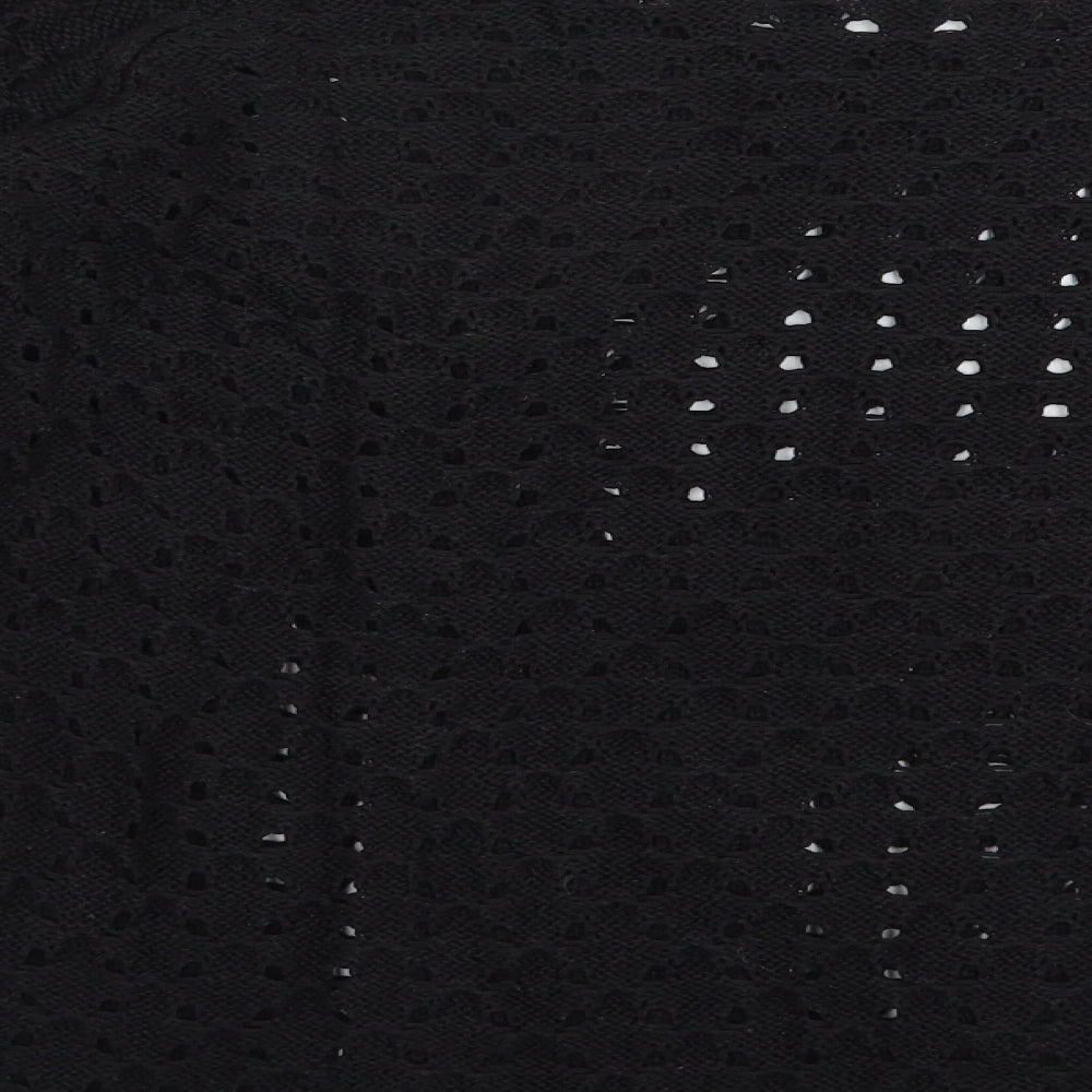 George Womens Black Boat Neck  Cotton Pullover Jumper Size 18