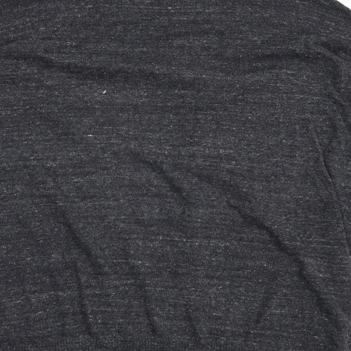 Atmosphere Womens Grey V-Neck  Cotton Cardigan Jumper Size 10
