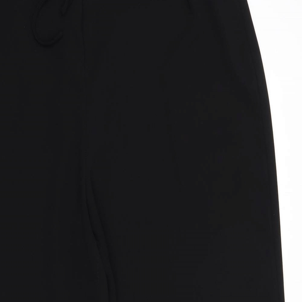 Dorothy Perkins Womens Black  Polyester Trousers  Size 16 L28 in Regular Drawstring