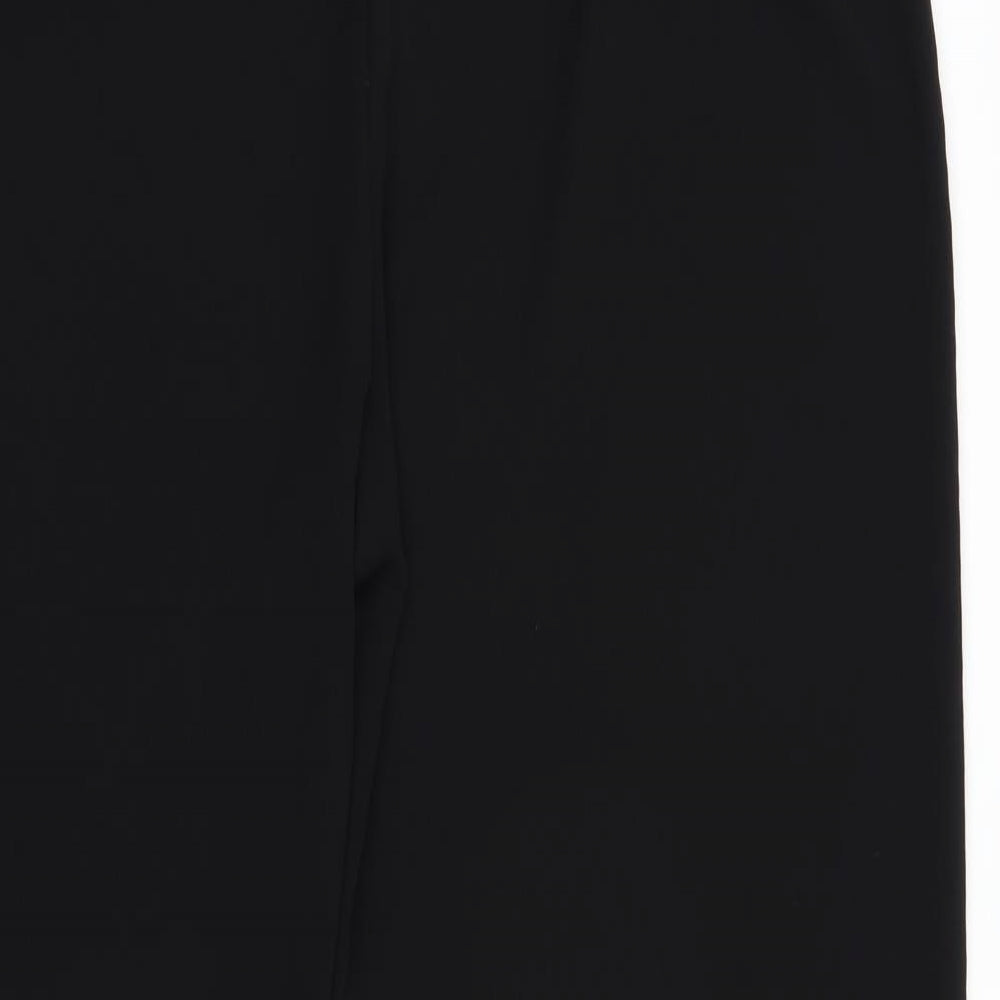Dorothy Perkins Womens Black  Polyester Trousers  Size 16 L28 in Regular Drawstring
