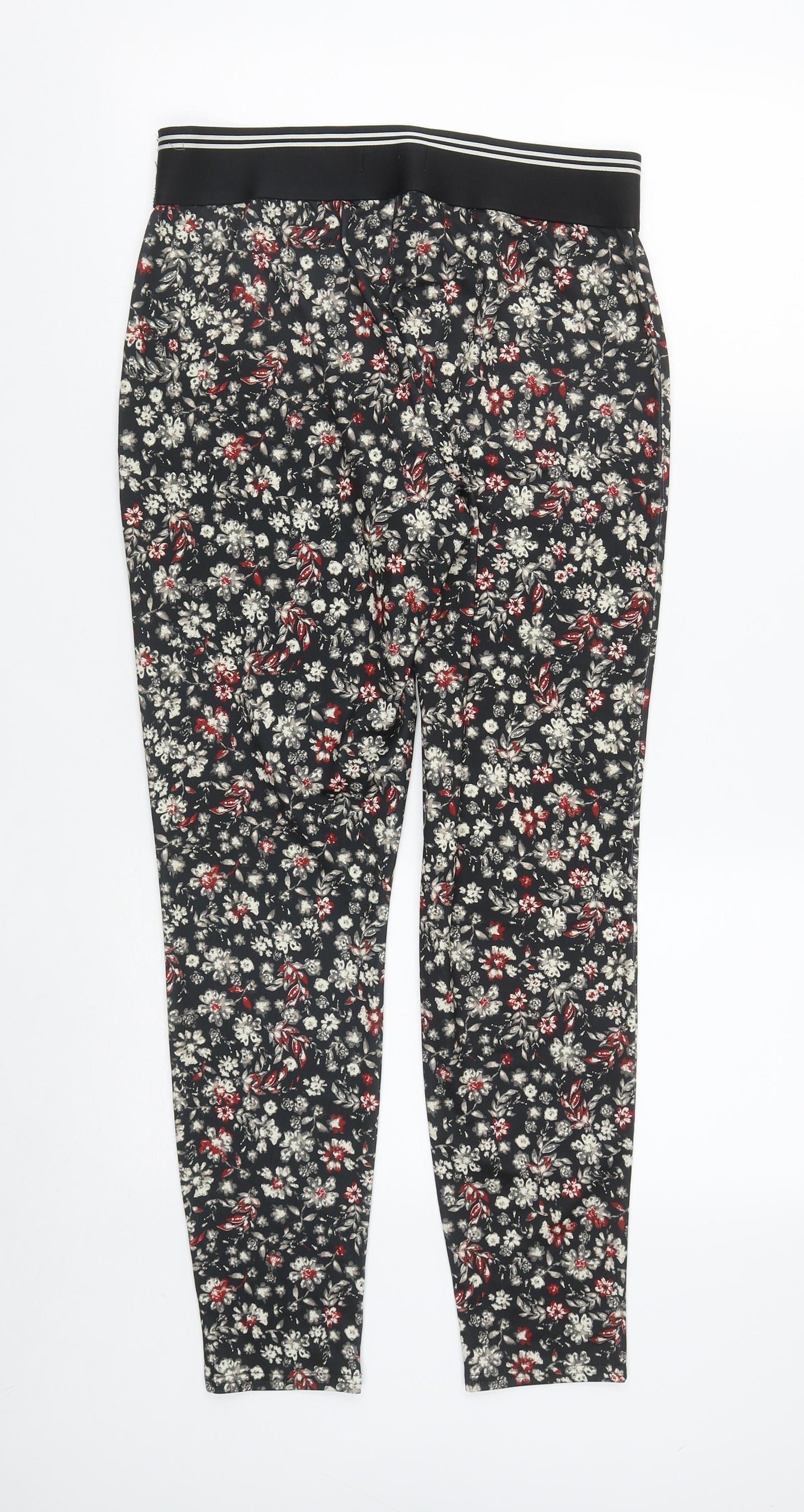 Abercrombie & Fitch Womens Multicoloured Geometric Polyester Compression Leggings Size L L27 in Regular