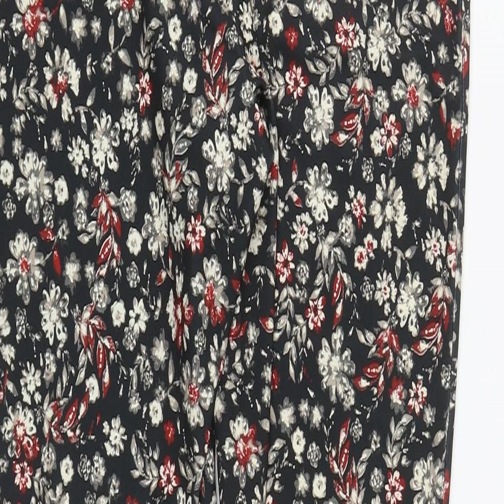 Abercrombie & Fitch Womens Multicoloured Geometric Polyester Compression Leggings Size L L27 in Regular