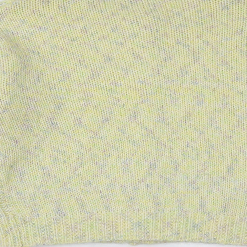 NEXT Womens Yellow Round Neck  Acrylic Cardigan Jumper Size S