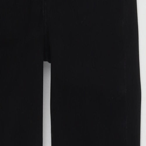 New Look Girls Black  Cotton Skinny Jeans Size 12 Years L24 in Regular Zip