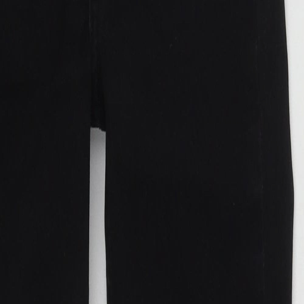 New Look Girls Black  Cotton Skinny Jeans Size 12 Years L24 in Regular Zip