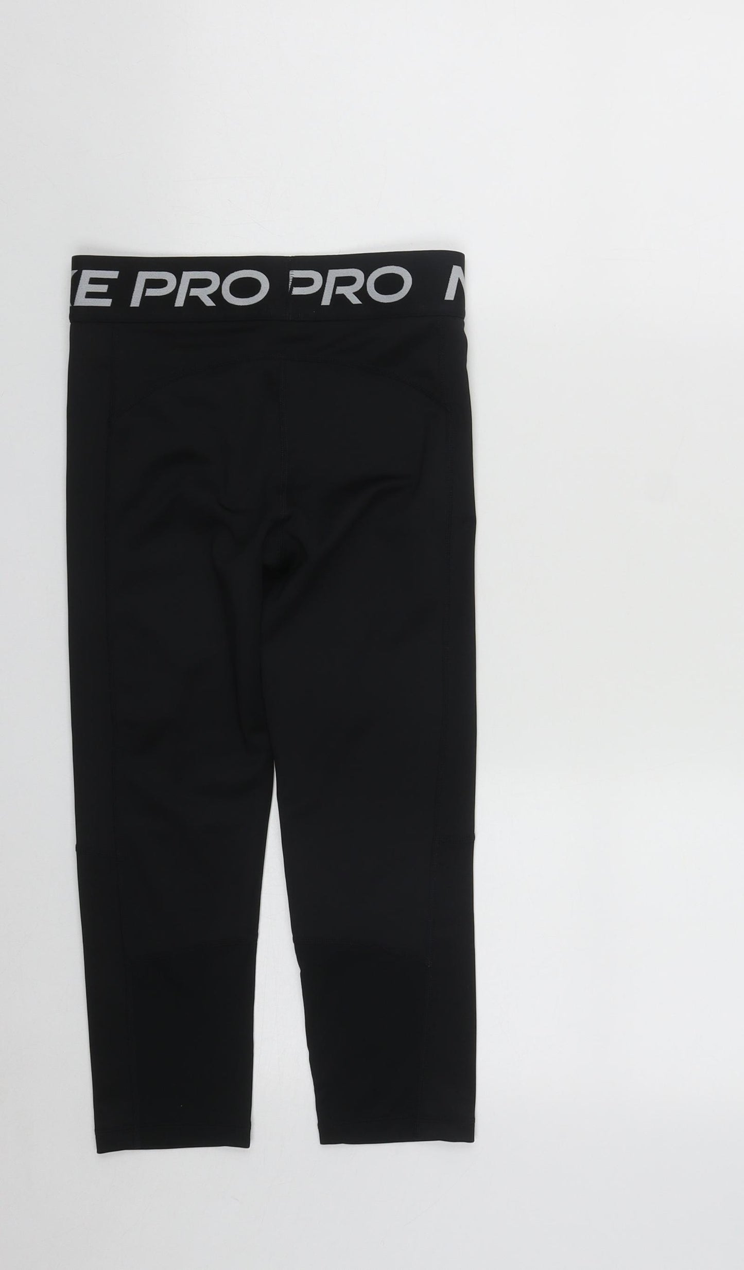 Nike Girls Black  Polyester Sweatpants Trousers Size 11-12 Years L20 in Regular