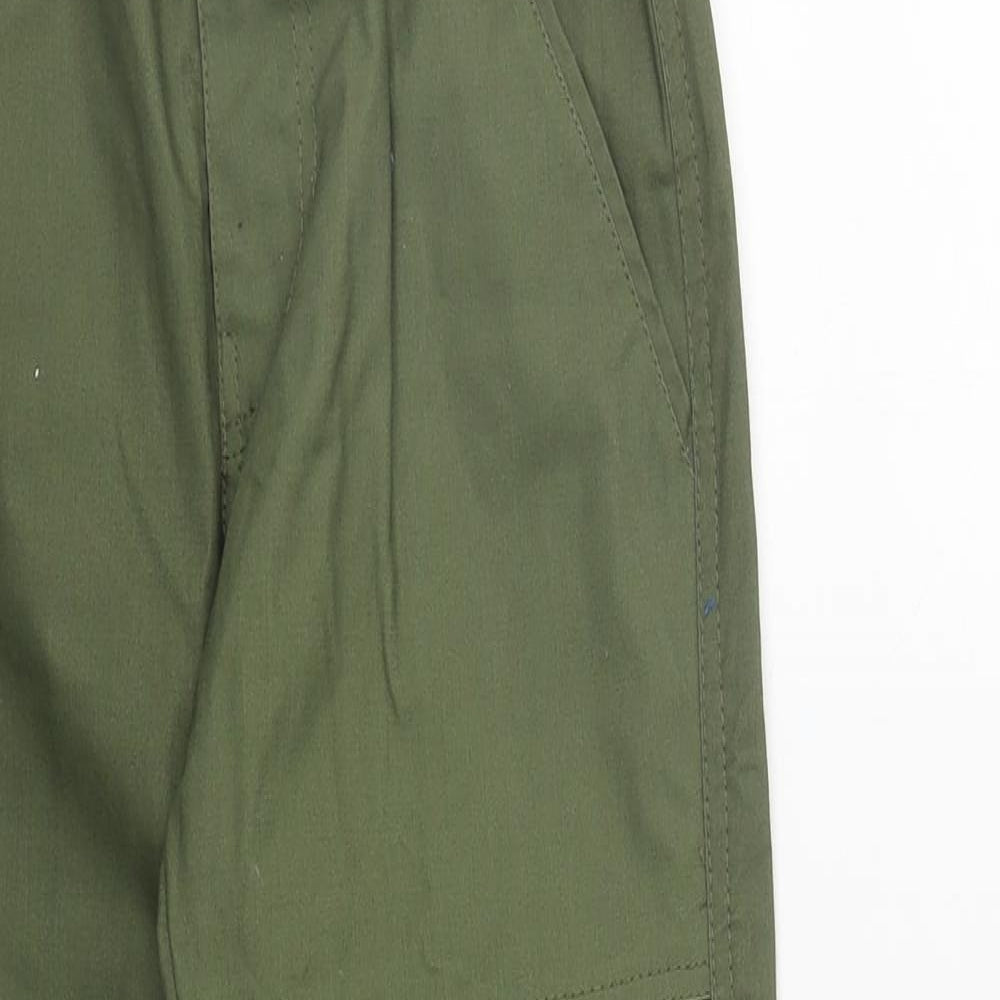 A2Z 4 kids Girls Green  Cotton Cargo Trousers Size 11-12 Years L26 in Regular Zip