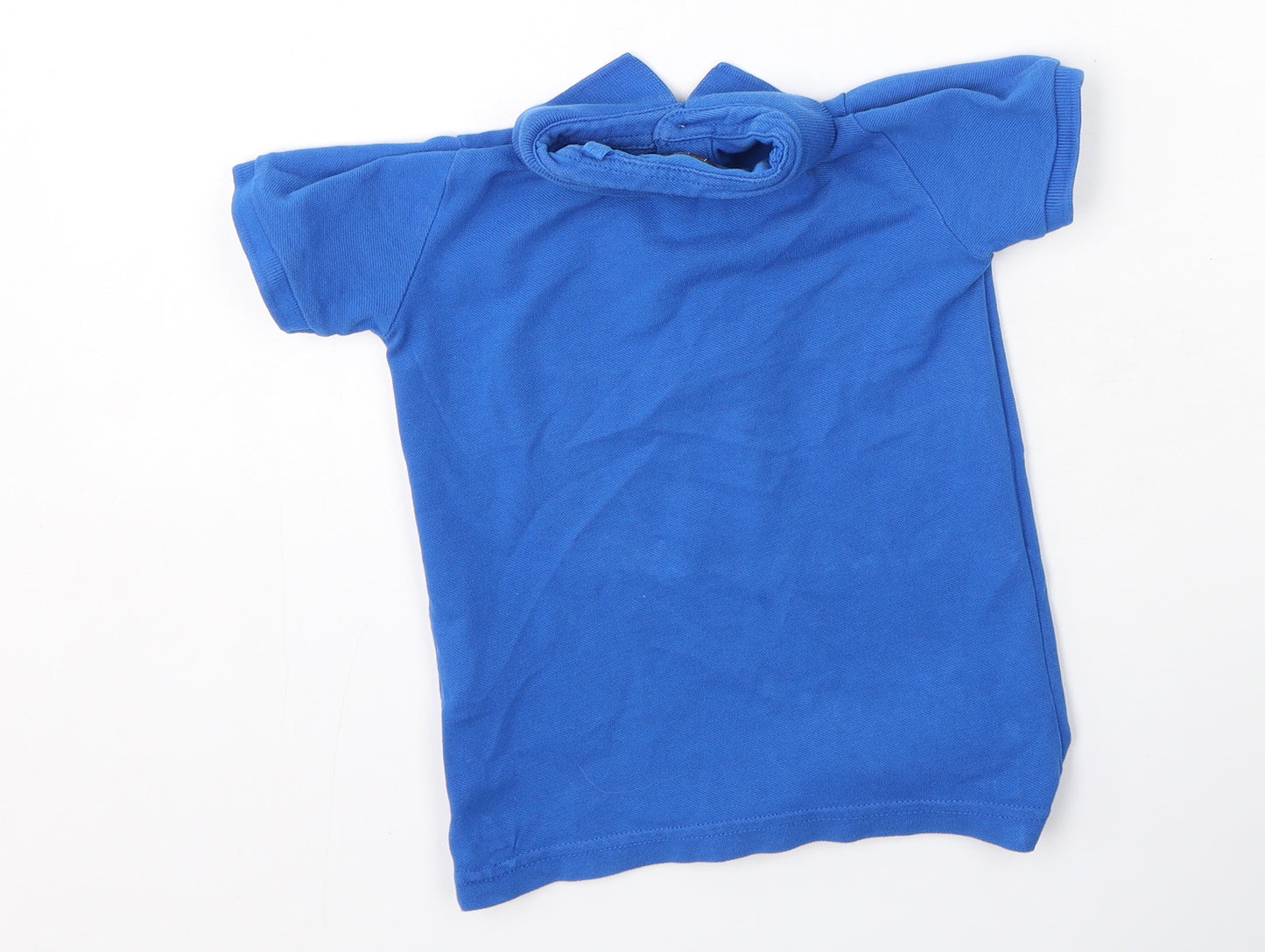 NEXT Boys Blue  Cotton Basic Polo Size 3 Years Collared