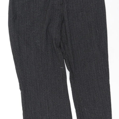 NEXT Womens Grey  Polyester Trousers  Size 16 L30 in Regular