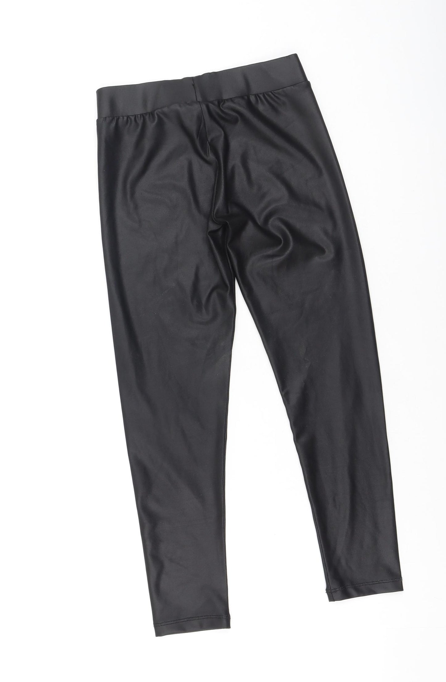 Dunnes Stores Girls Black  Polyester Jegging Trousers Size 8-9 Years  Regular