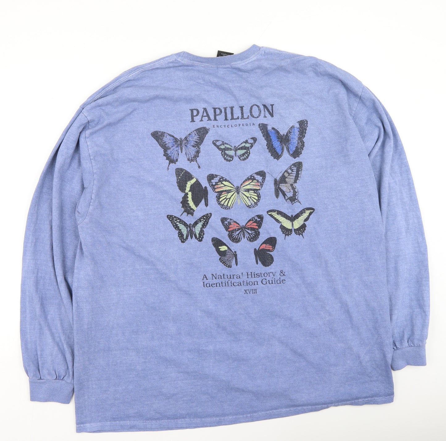 Urban Outfitters Womens Blue  Polyester Pullover Sweatshirt Size L