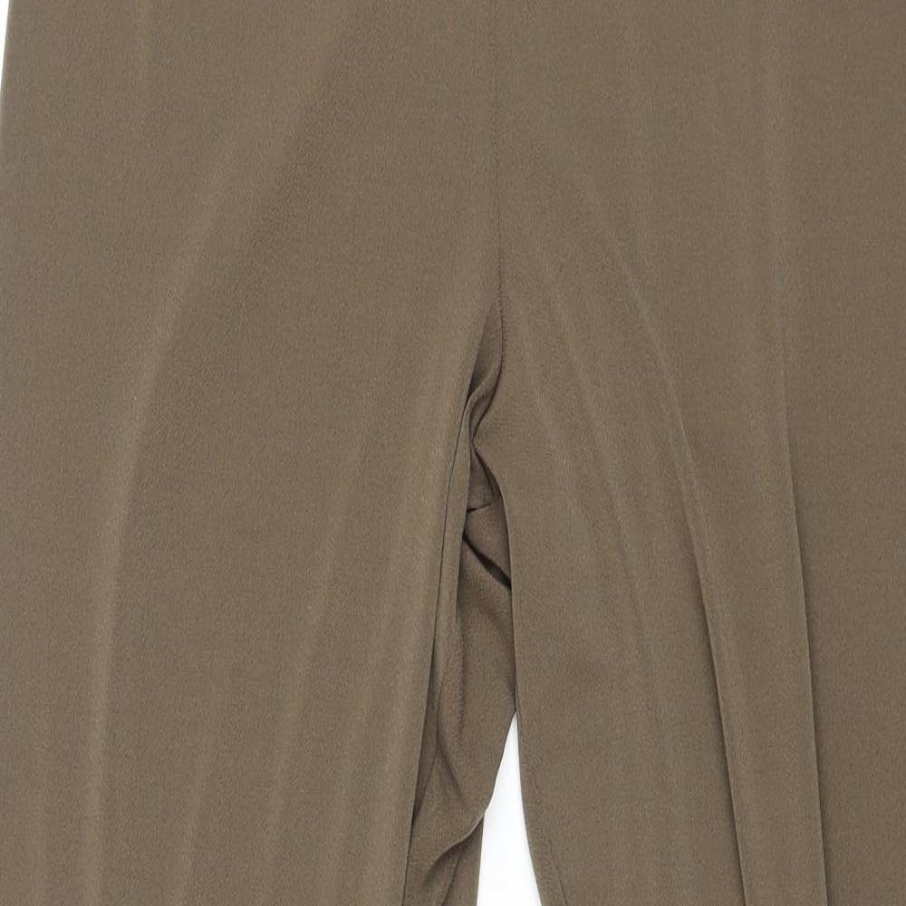 Kim & Co Womens Green  Polyester Jogger Trousers Size M L30 in Regular