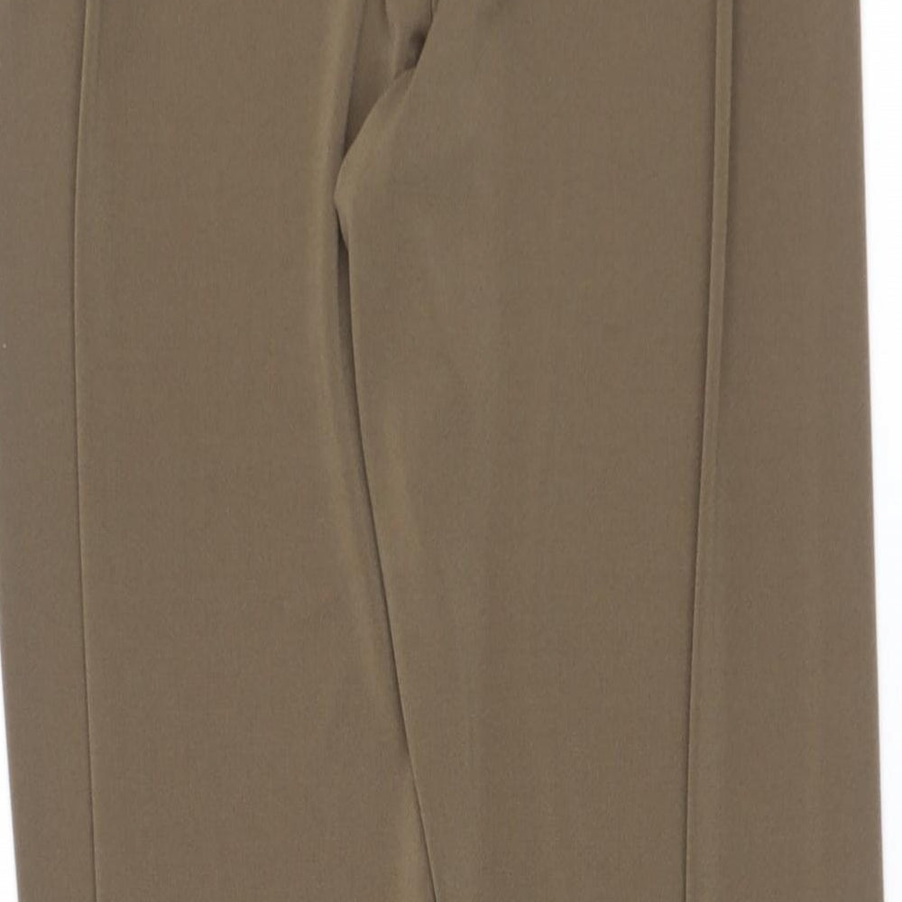 Kim & Co Womens Green  Polyester Jogger Trousers Size M L30 in Regular