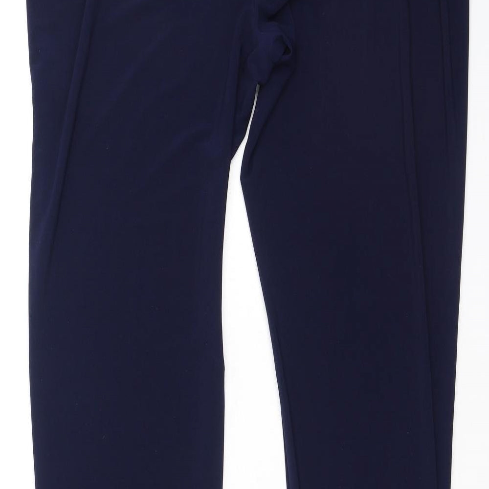 Nina Leonard Womens Blue  Polyester Jegging Leggings Size M L31 in