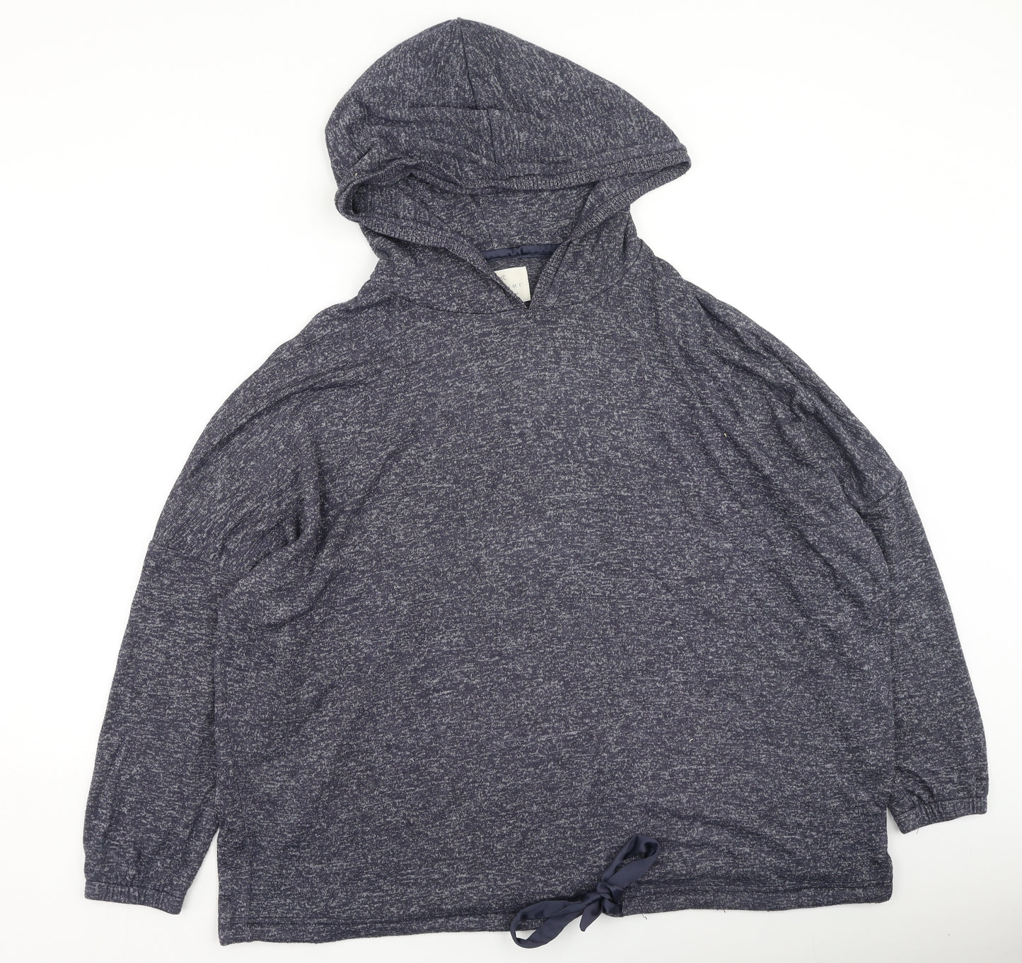 NEXT Womens Blue  Viscose Pullover Hoodie Size 22