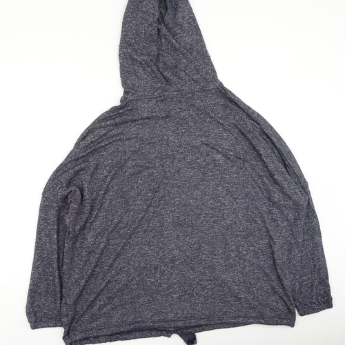 NEXT Womens Blue  Viscose Pullover Hoodie Size 22