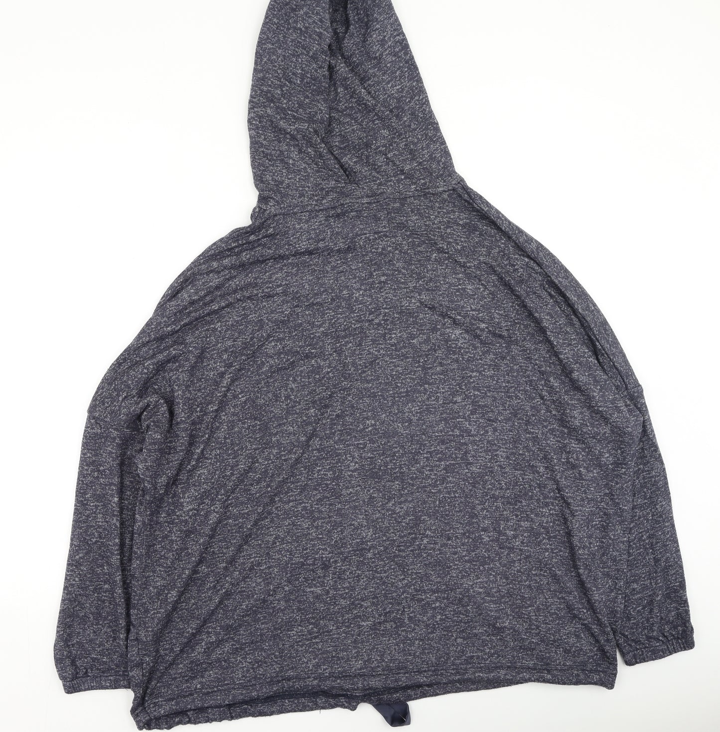 NEXT Womens Blue  Viscose Pullover Hoodie Size 22