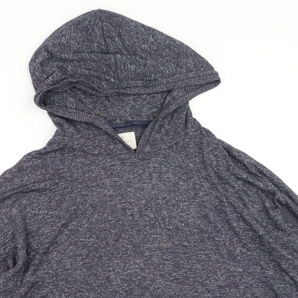 NEXT Womens Blue  Viscose Pullover Hoodie Size 22