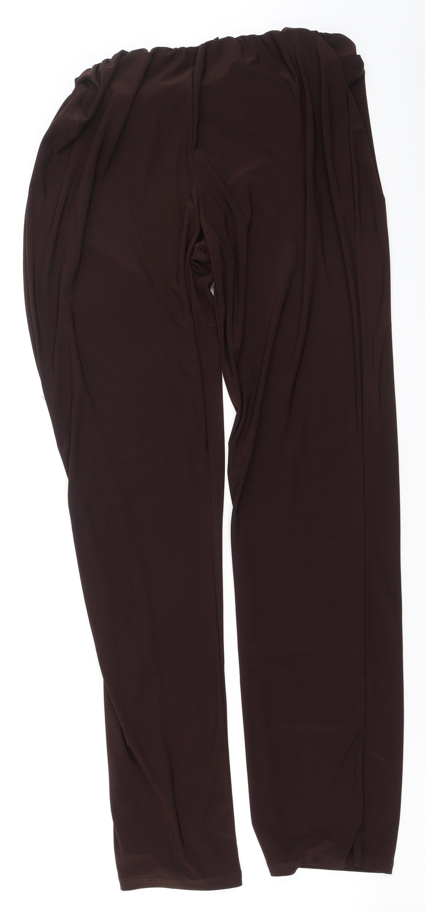 Anthony Womens Brown  Polyester Jegging Trousers Size M L29 in Regular