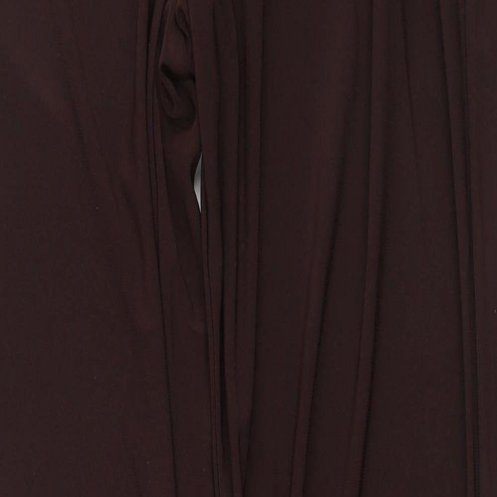 Anthony Womens Brown  Polyester Jegging Trousers Size M L29 in Regular