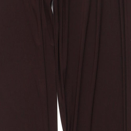 Anthony Womens Brown  Polyester Jegging Trousers Size M L29 in Regular