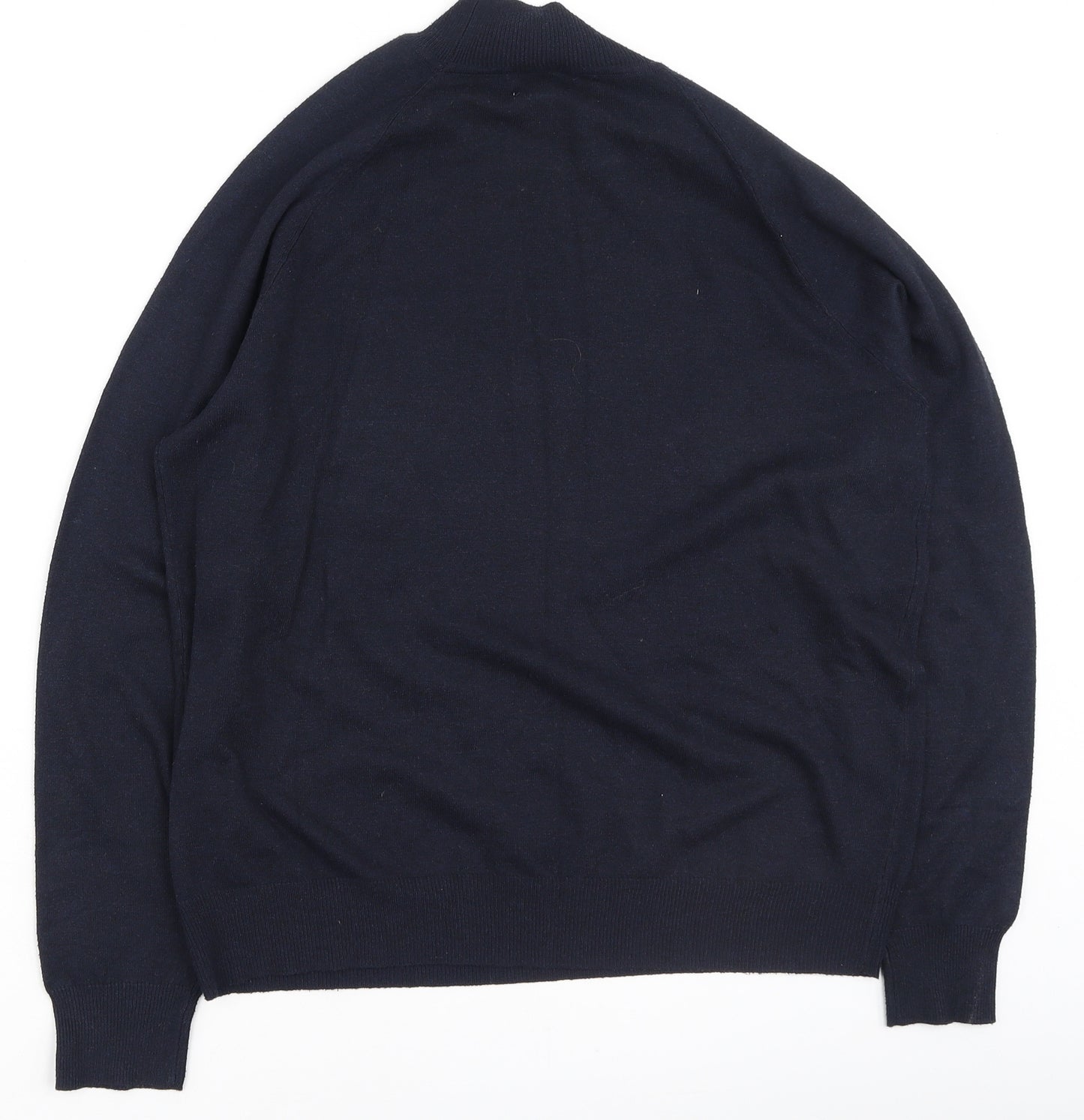 Primark Womens Blue Round Neck  Polyester Pullover Jumper Size L
