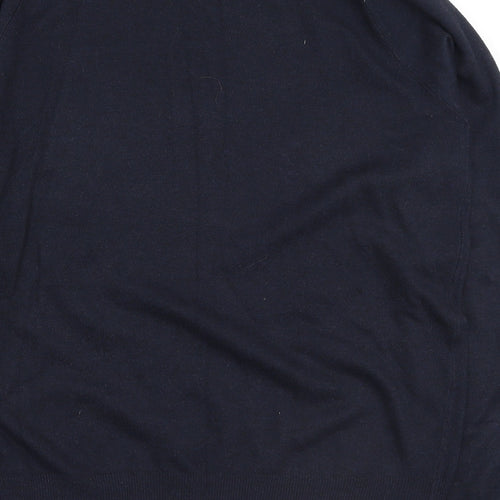 Primark Womens Blue Round Neck  Polyester Pullover Jumper Size L
