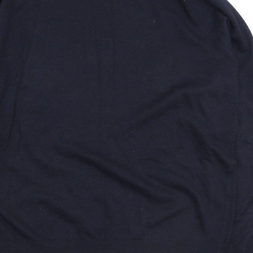 Primark Womens Blue Round Neck  Polyester Pullover Jumper Size L