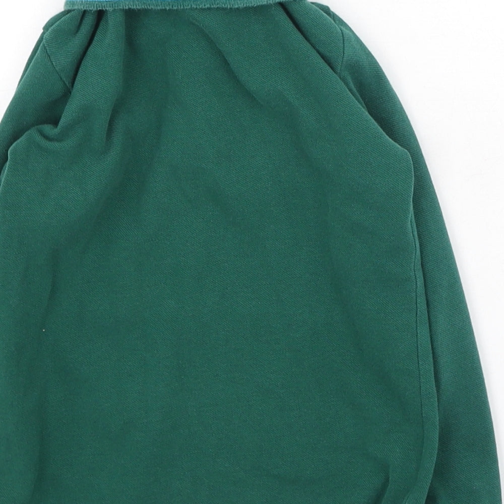 Marks and Spencer Boys Green  Cotton Basic Dress Shirt Size 3-4 Years Collared