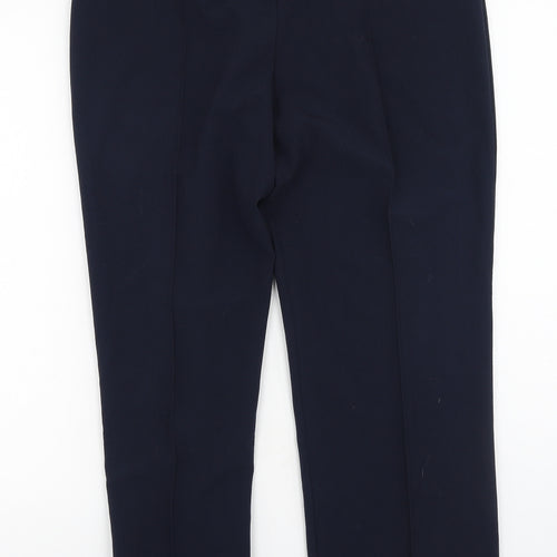Preworn Womens Blue  Polyester Trousers  Size 12 L29 in Regular