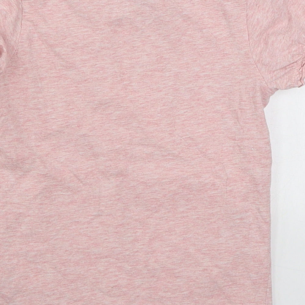 George Girls Pink  Cotton Basic T-Shirt Size 3-4 Years Round Neck Pullover - Peppa Pig