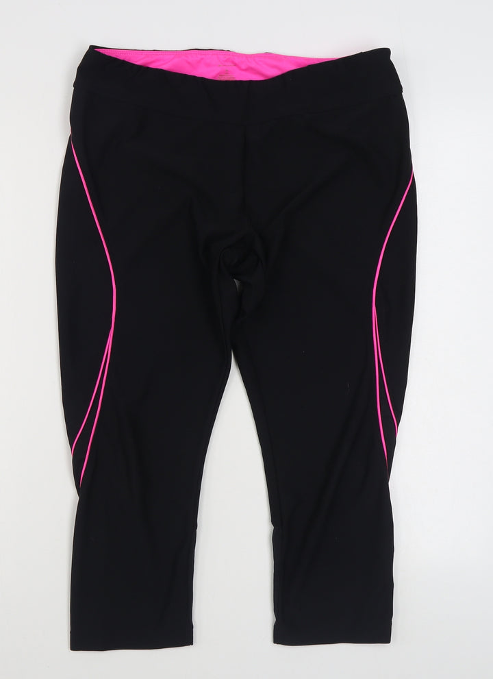 Walmart Womens Black Polyester Jogger Leggings Size L L26 in