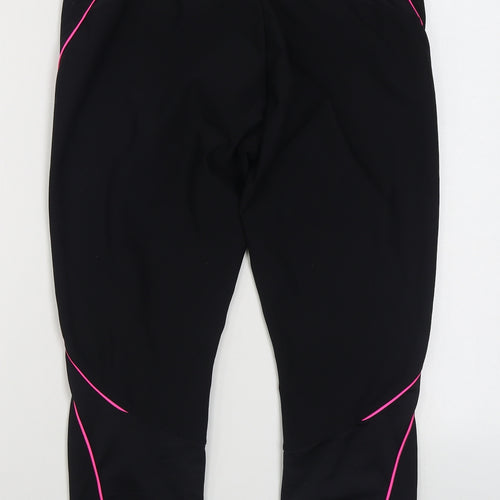 Walmart Womens Black  Polyester Jogger Leggings Size L L26 in