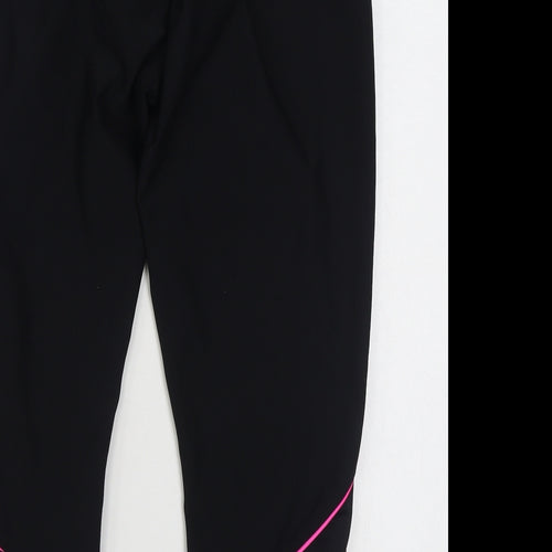 Walmart Womens Black  Polyester Jogger Leggings Size L L26 in